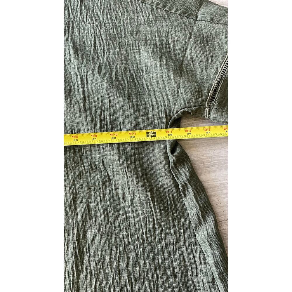 Max Studio London Womens Size Small Oversized Collar Shirt Boxy Button up Baggy - Picture 4 of 6